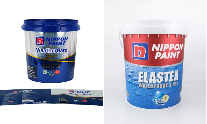 Etiquetas en el molde para cubos de pintura: soluciones IML metálicas, mate metálicas y compuestas de alto brillo