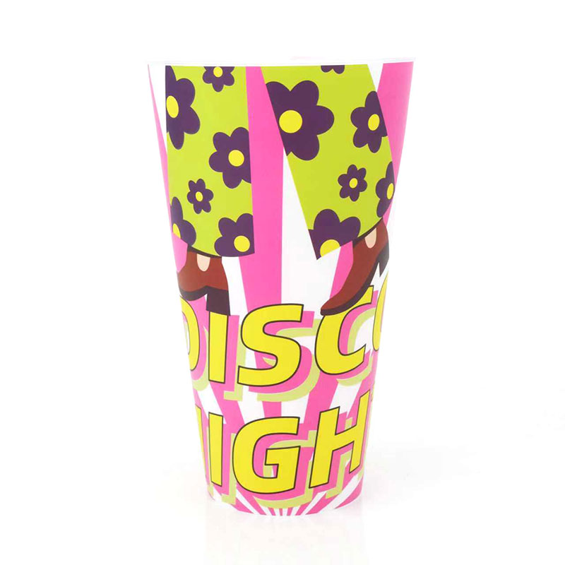 Taza de cambio de color de agua caliente PP IML de inyección