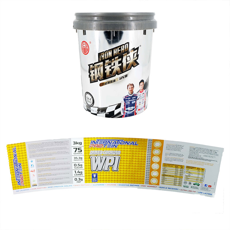 Moldeo por inyección de cubo de laca en etiqueta de molde