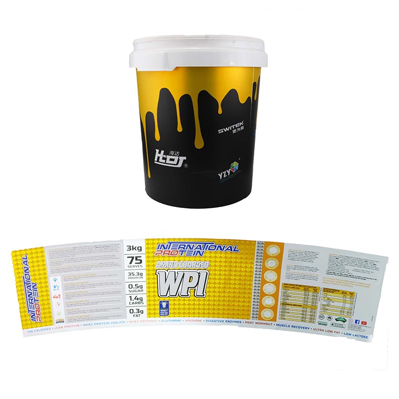 Cubo de almacenamiento de recubrimiento Moldeo por inyección en etiqueta de molde