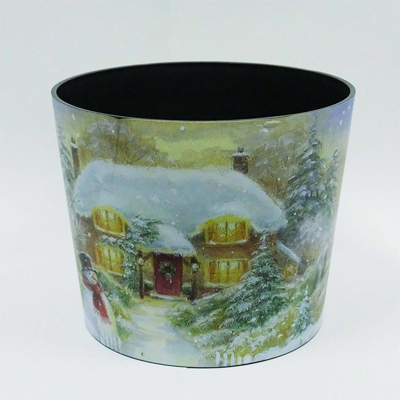 Moldeo por inyección de recipientes de plástico en etiqueta de molde