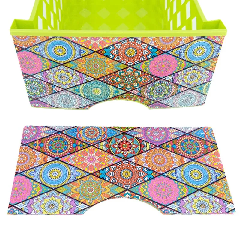 Moldeo por inyección de cesta de almacenamiento en etiqueta de molde